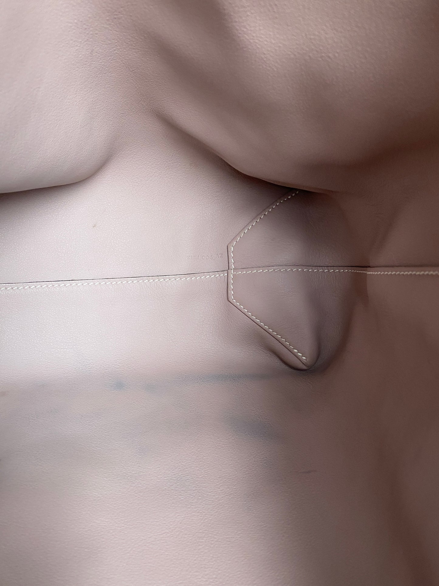 Hermes Double Sens 45 Reversible Suede Taupe Tote