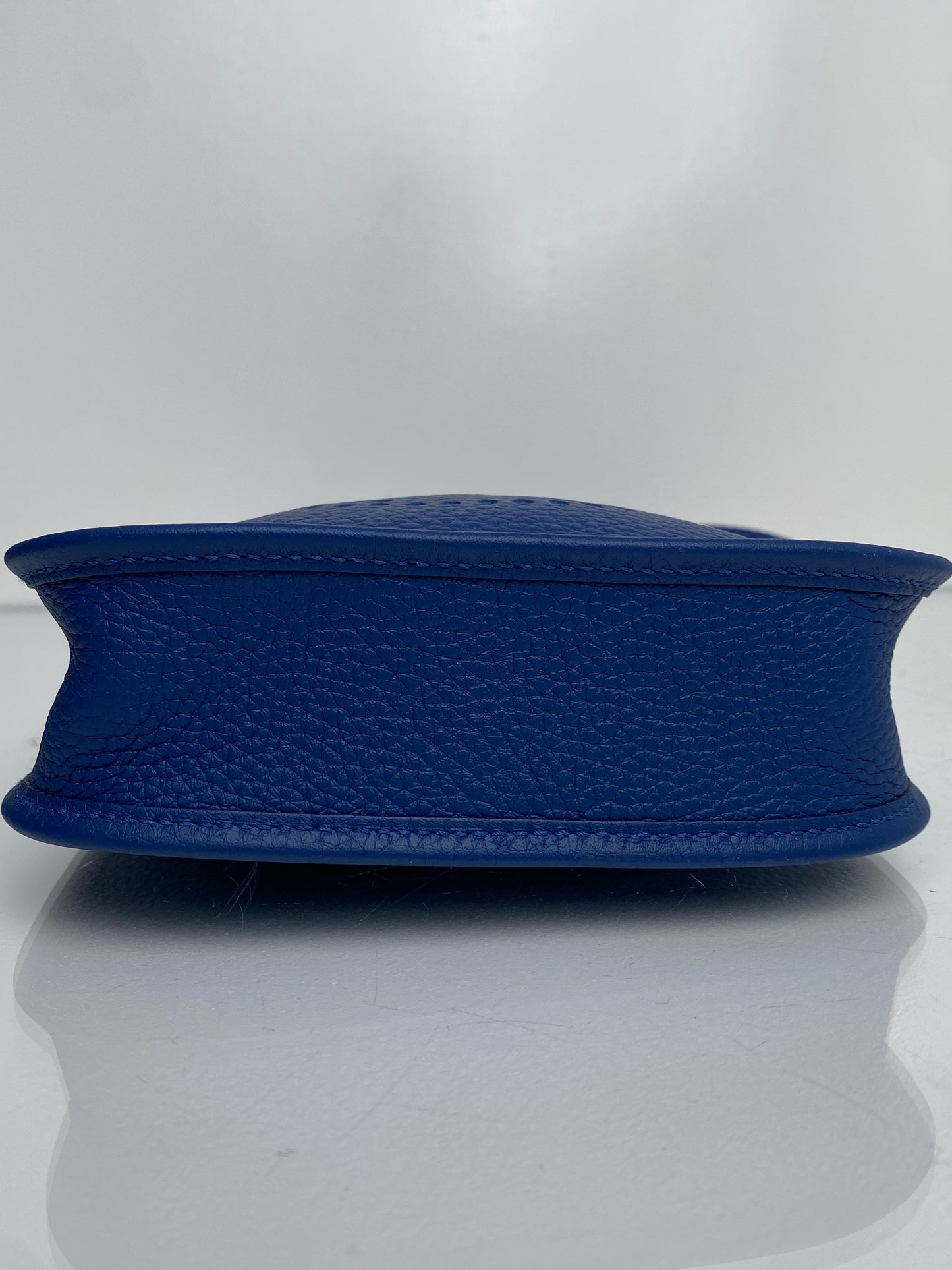 Hermes Evelyne TPM Bleu Tie Clemence PHW