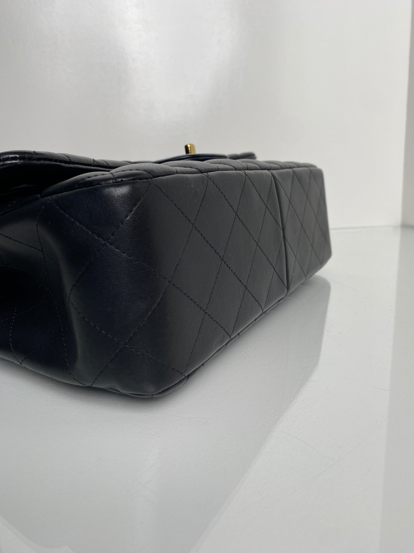 Chanel Jumbo Classic Flap Black Lambskin Leather GHW