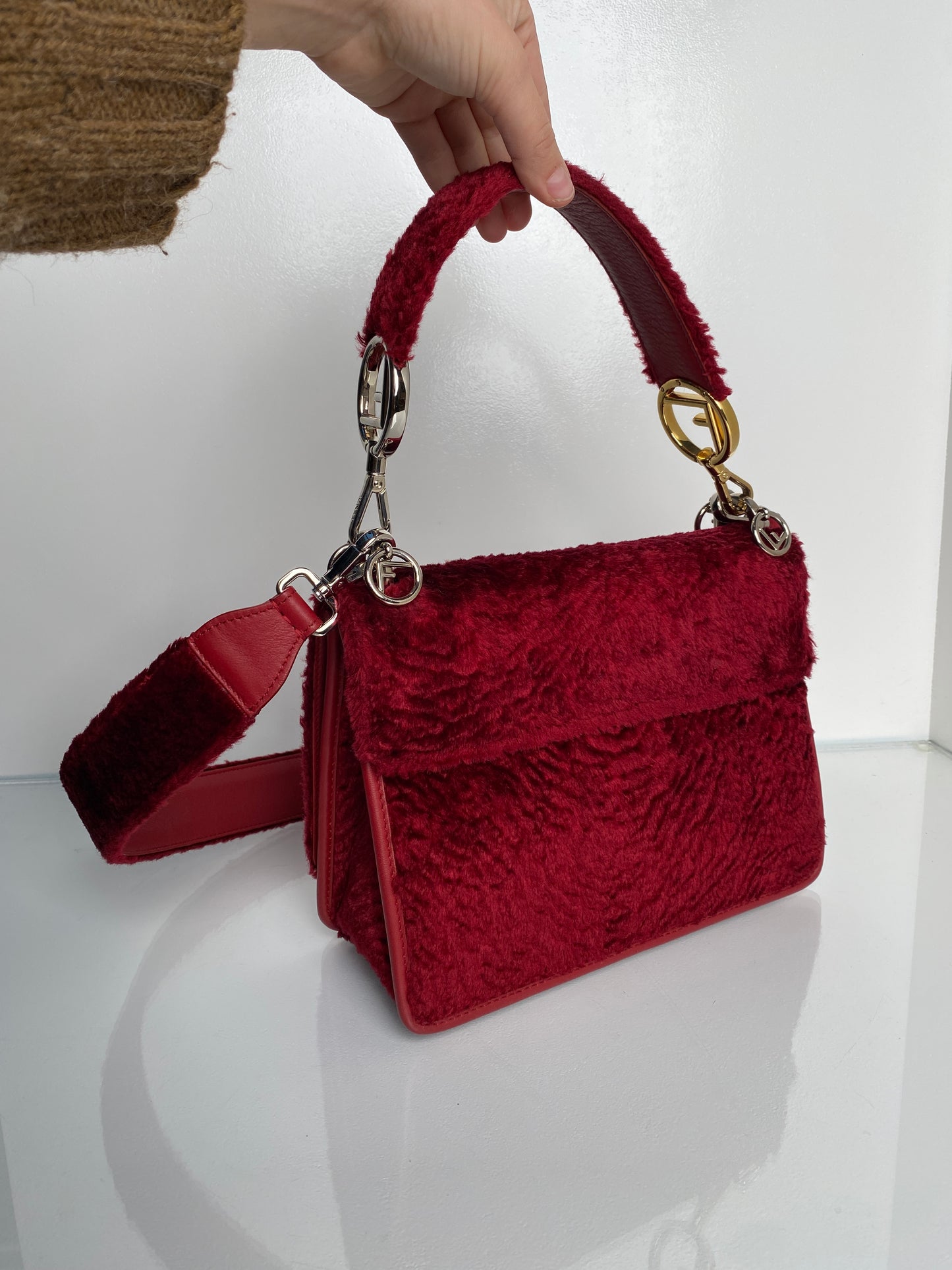 Fendi Red Khan Bag