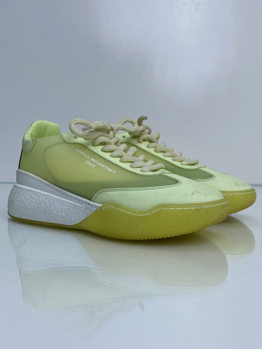 Stella McCartney Neon Yellow Loop Sneakers, 38