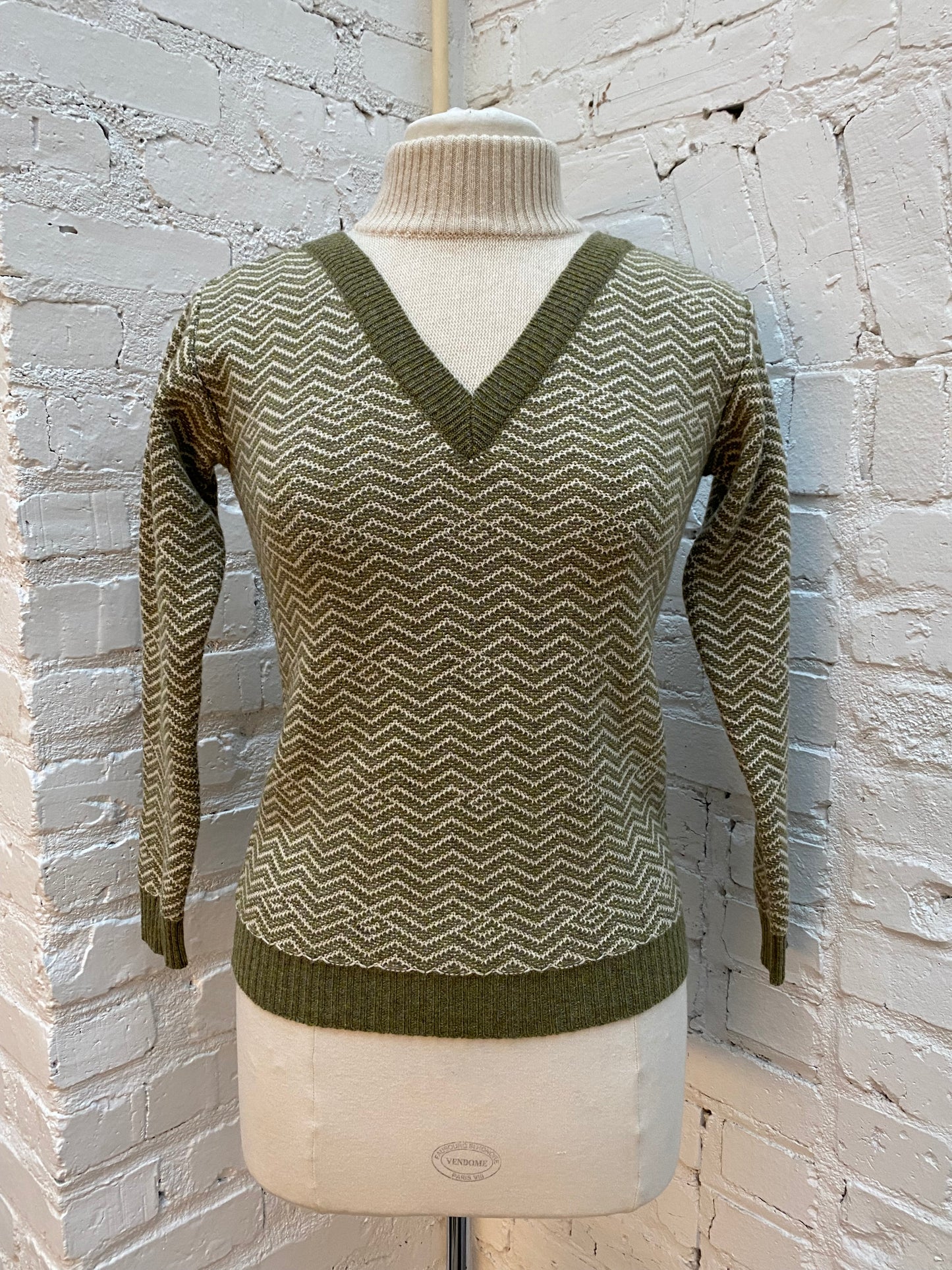 Gucci Kids Green Turtleneck Sweater, 10Y