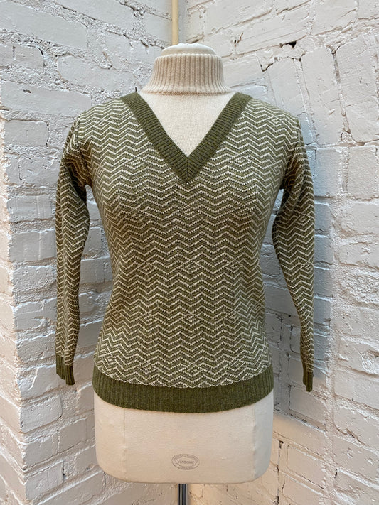 Gucci Kids Green Turtleneck Sweater, 10Y