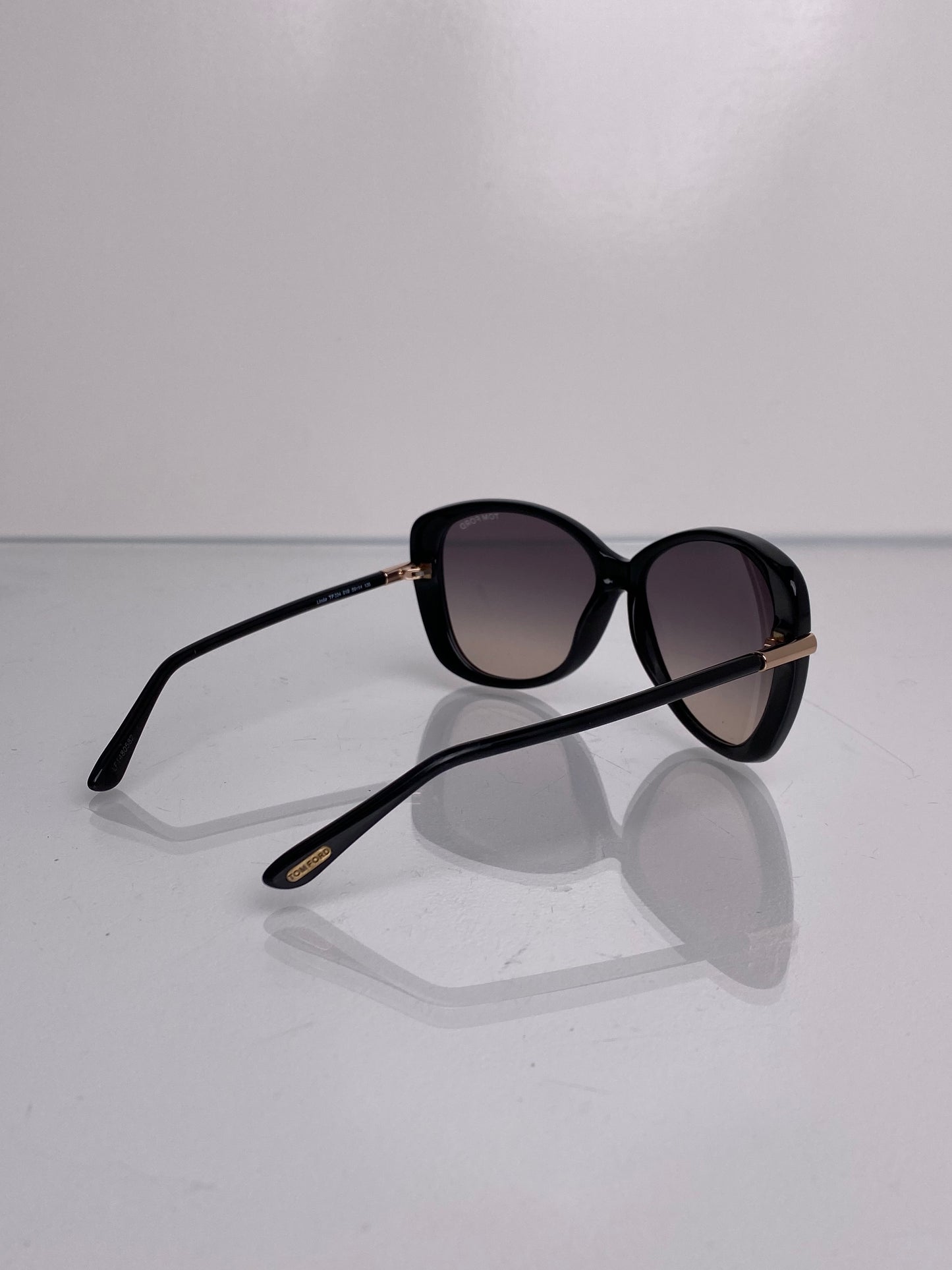 Tom Ford Black Cat Eye Sunglasses