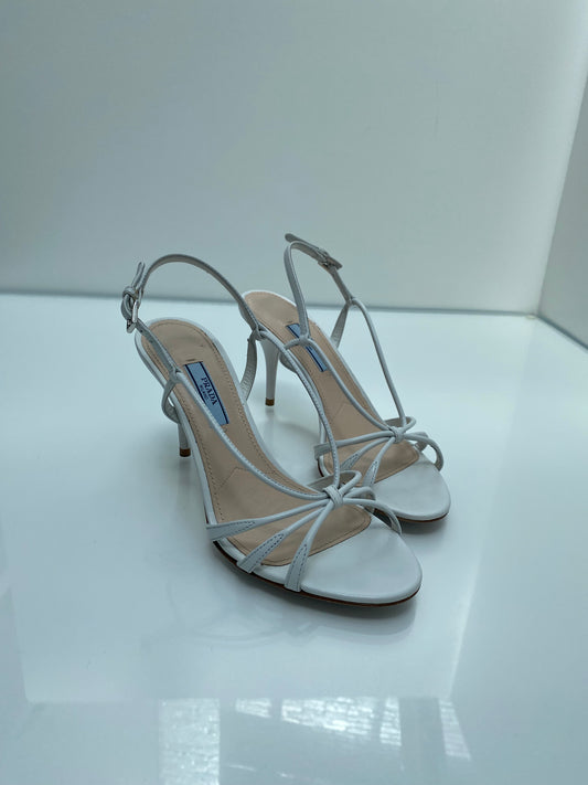 Prada White Heels 35.5