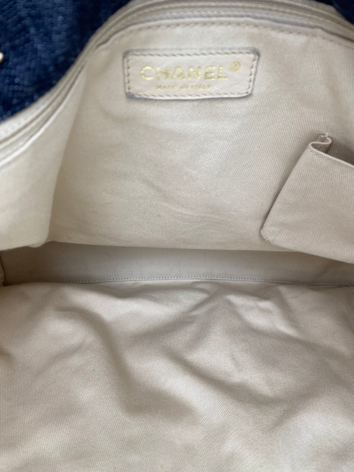 Chanel Denim & Multicolor CC Night Flight Tote Bag GHW
