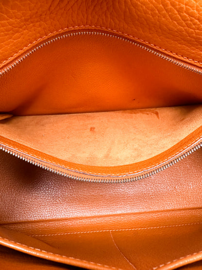Hermes Kelly 28 Orange Togo PHW #H