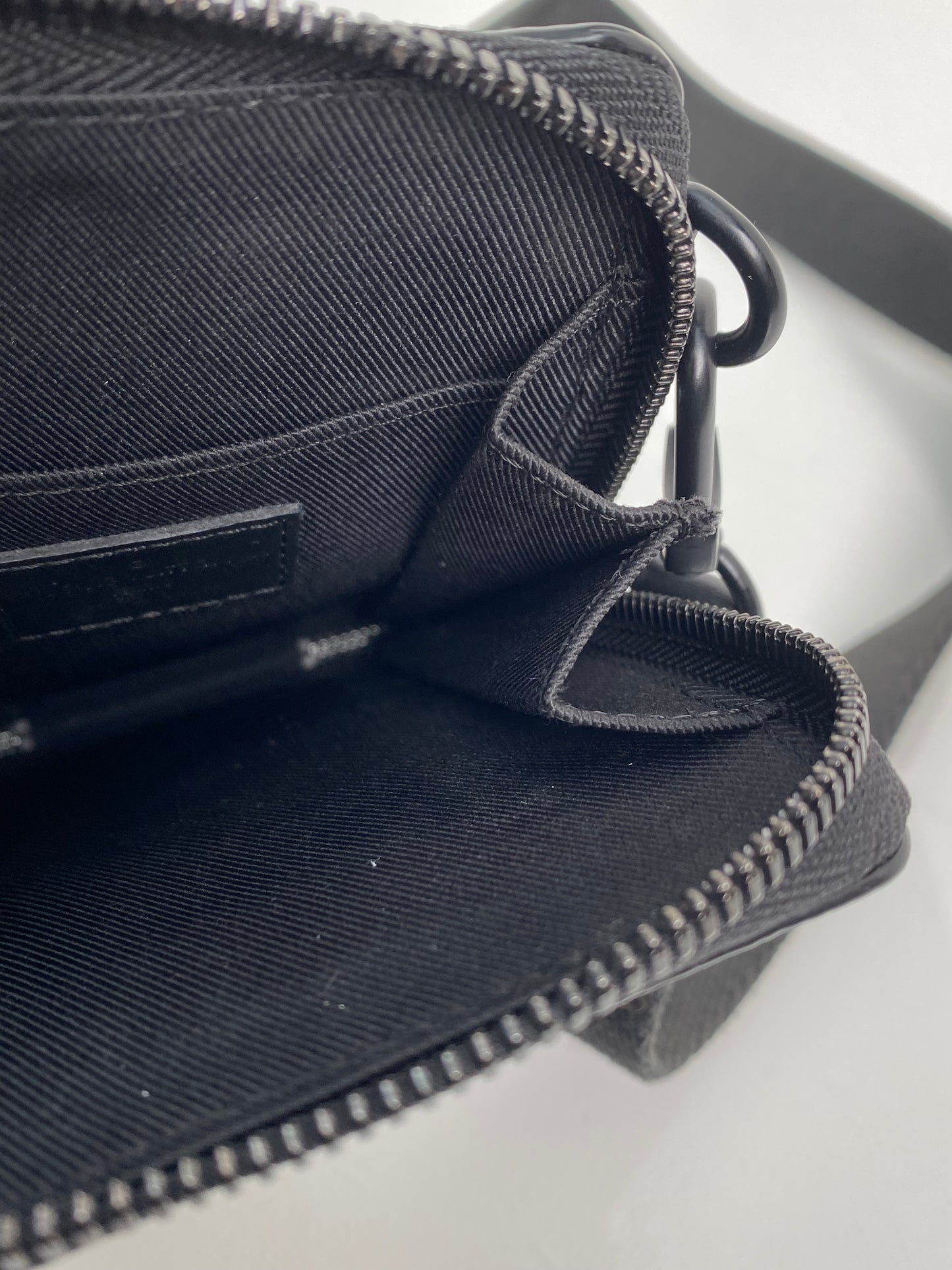 LV Black Aerogram Phone Bag