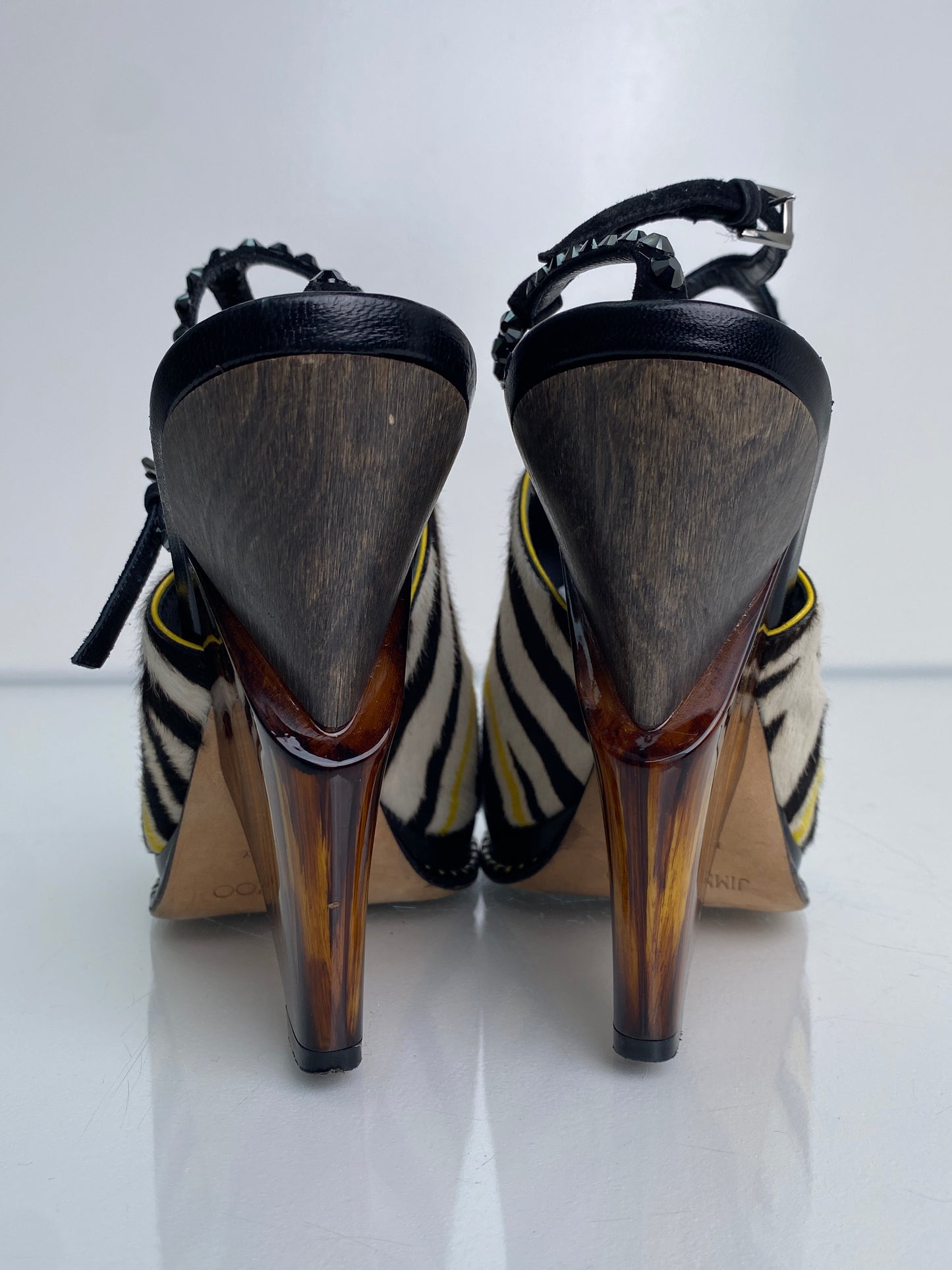 Jimmy Choo Zebra / Beaded Heels, 40