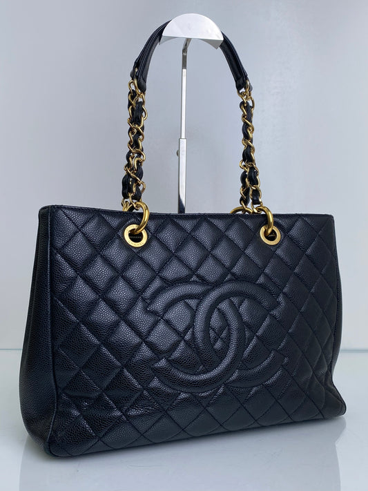 Chanel Black Caviar GST Bag GHW #17