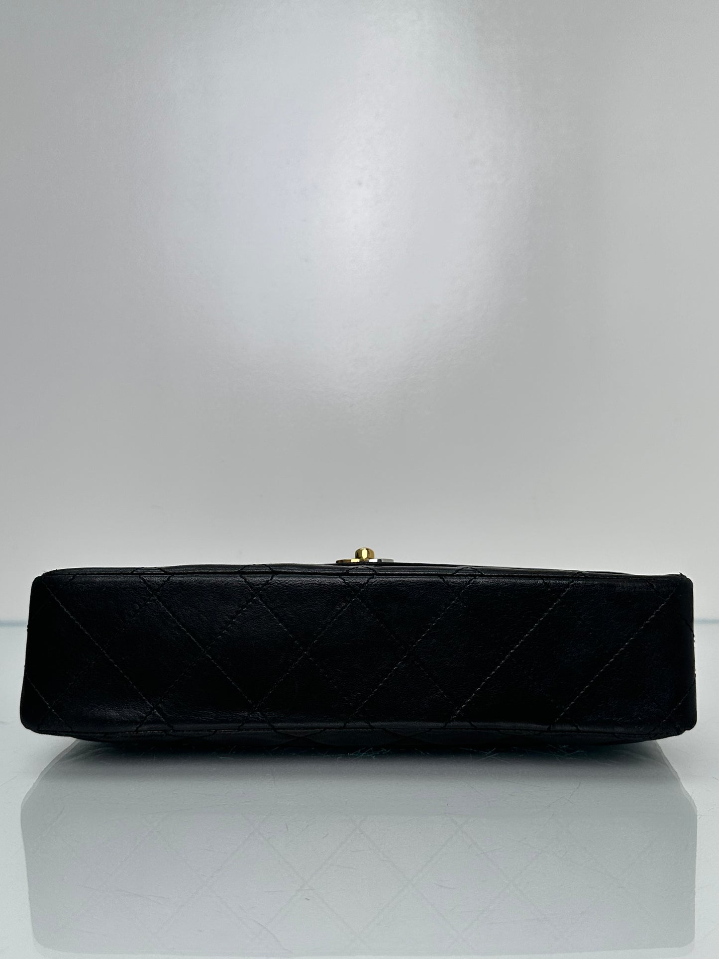 Chanel Black Paris Lambskin Double Classic Flap Bag 24k GHW #33