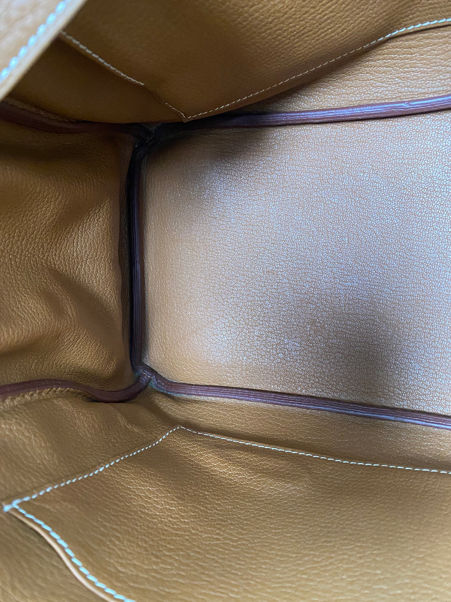 Hermes Birkin 30 Gold Togo GHW #Q