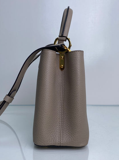 Louis Vuitton Galet Capucines Bag MM w/ Strap GHW