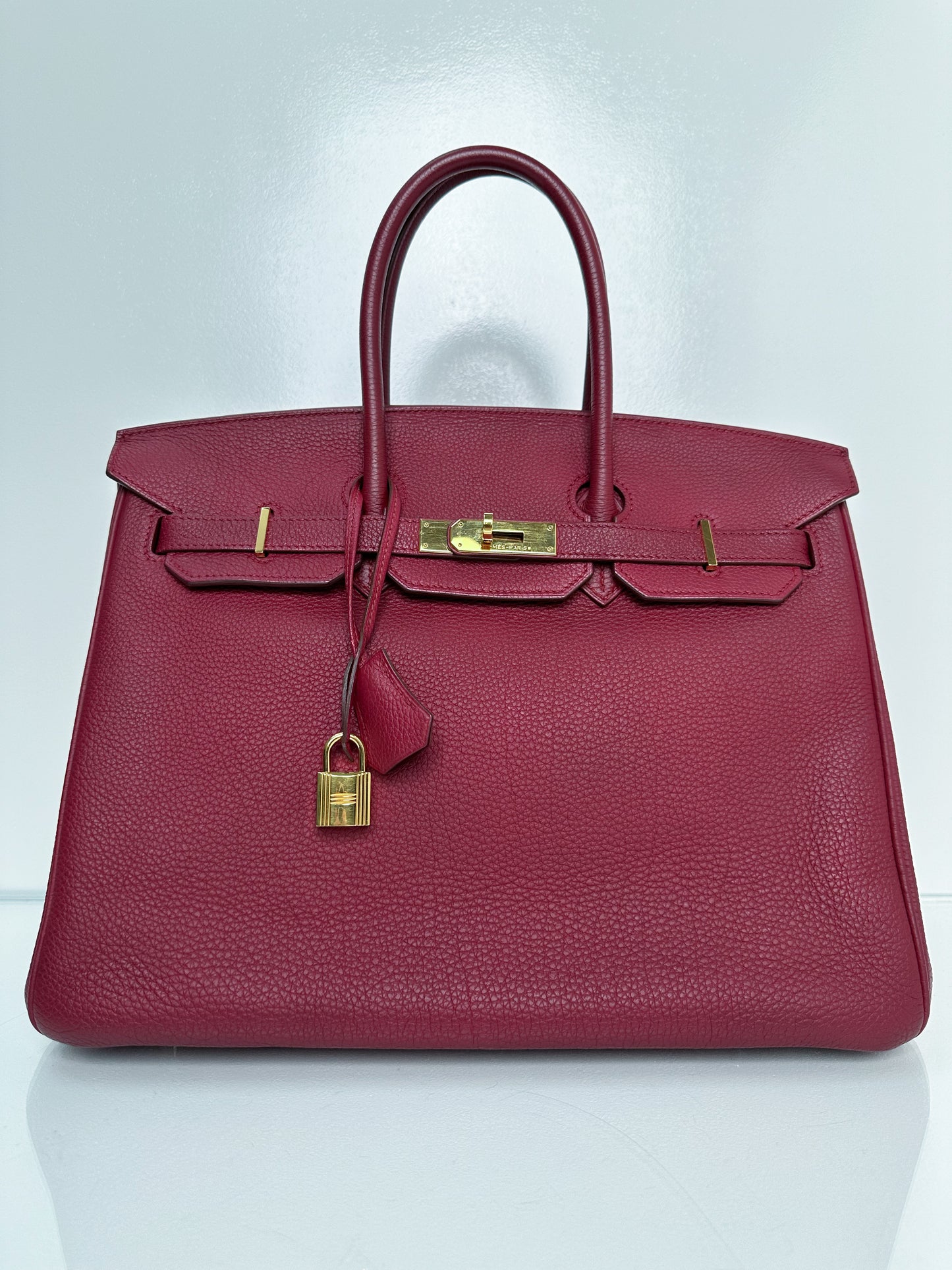 Hermes Birkin 35 Rubis Togo GHW #N