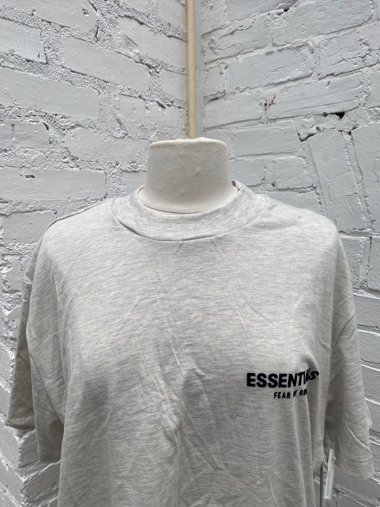 Essentials Light Oatmeal T-Shirt, S