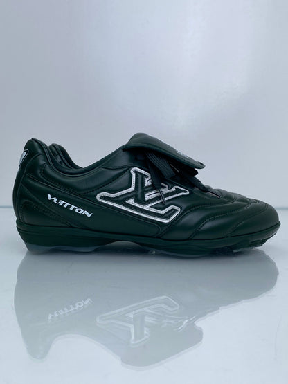 Louis Vuitton Dark Green Footprint Soccer Sneakers, M6/W8
