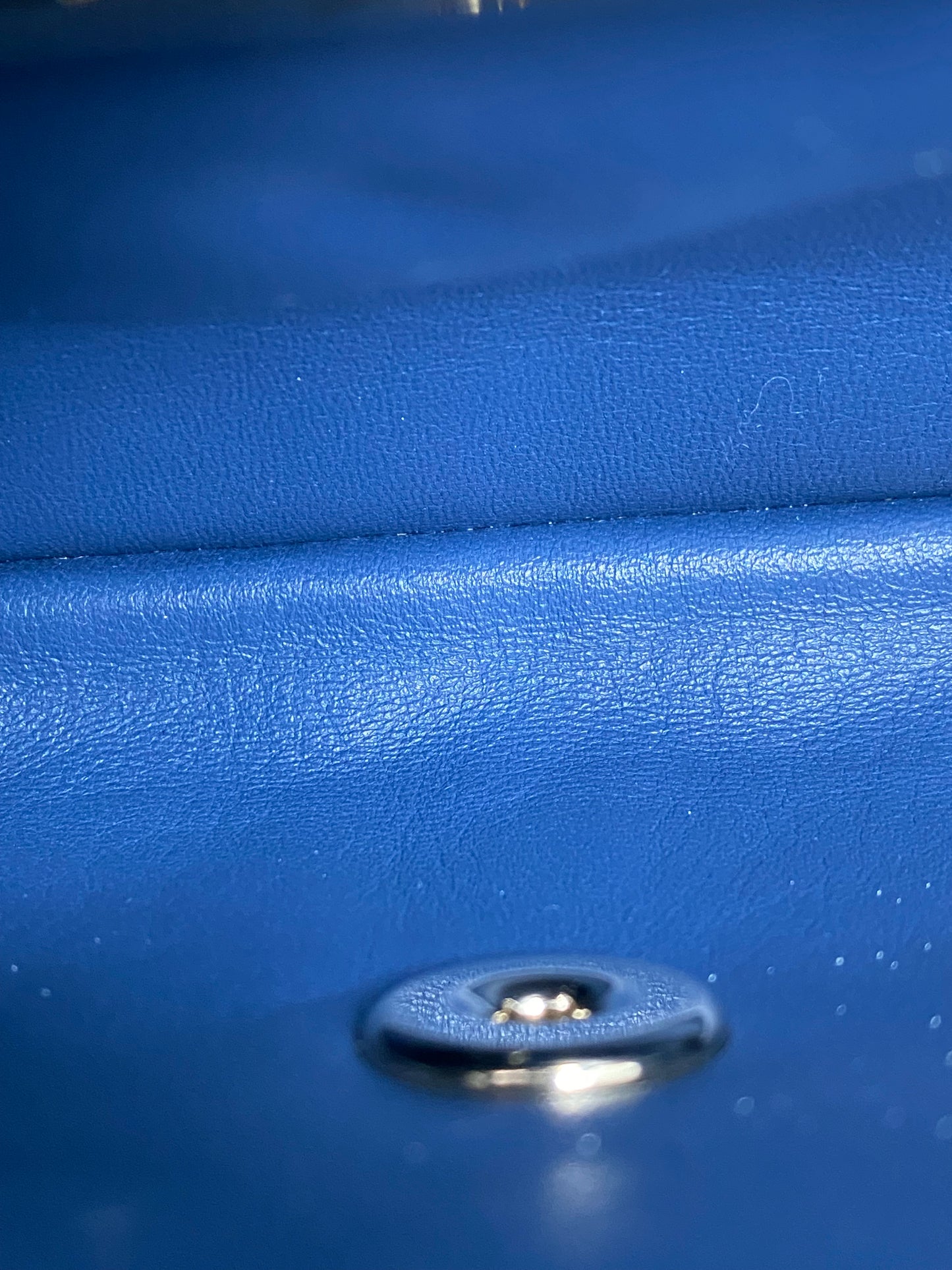 Chanel Cosmopolite Top Handle Fur Bag Dark Teal LGHW