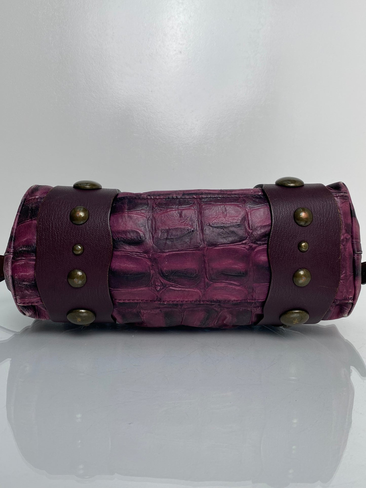 Roberto Cavalli Vintage Purple Freedom Bag
