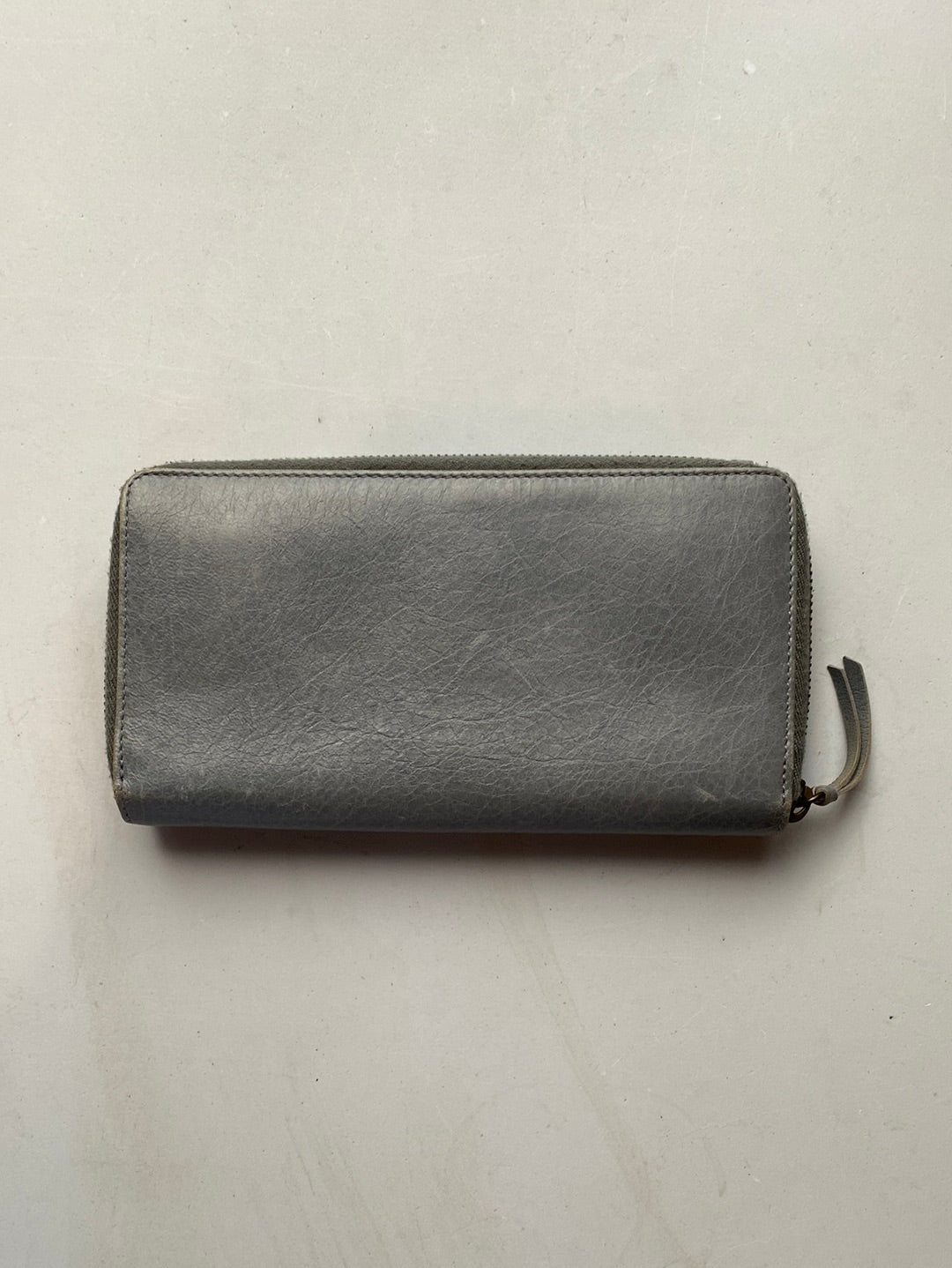 Balenciaga Grey Moto Wallet