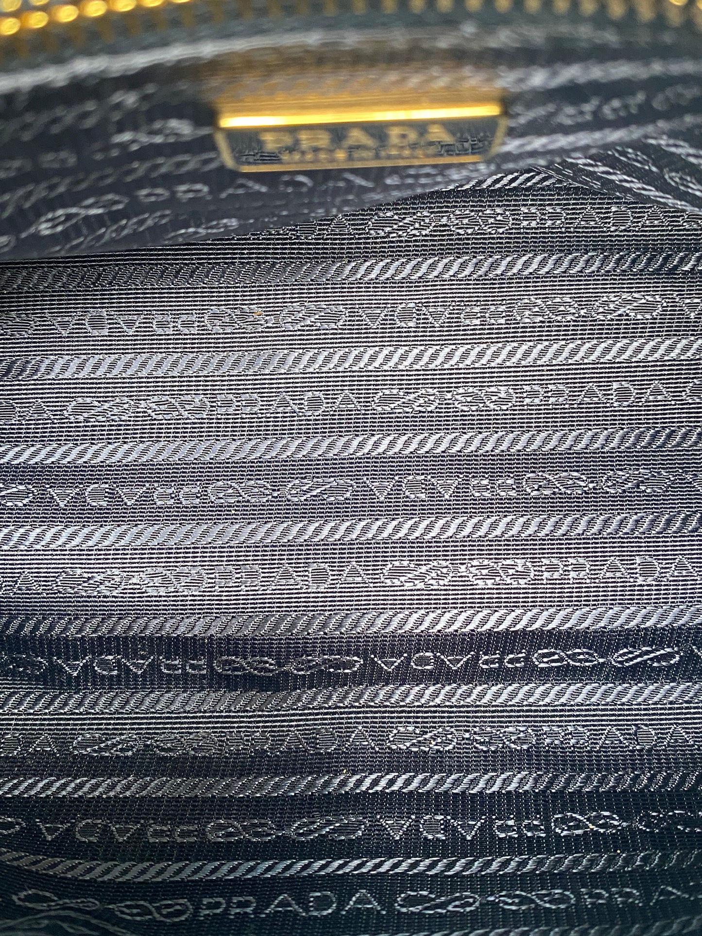 Prada Bonnie Medium Airfare Blue GHW