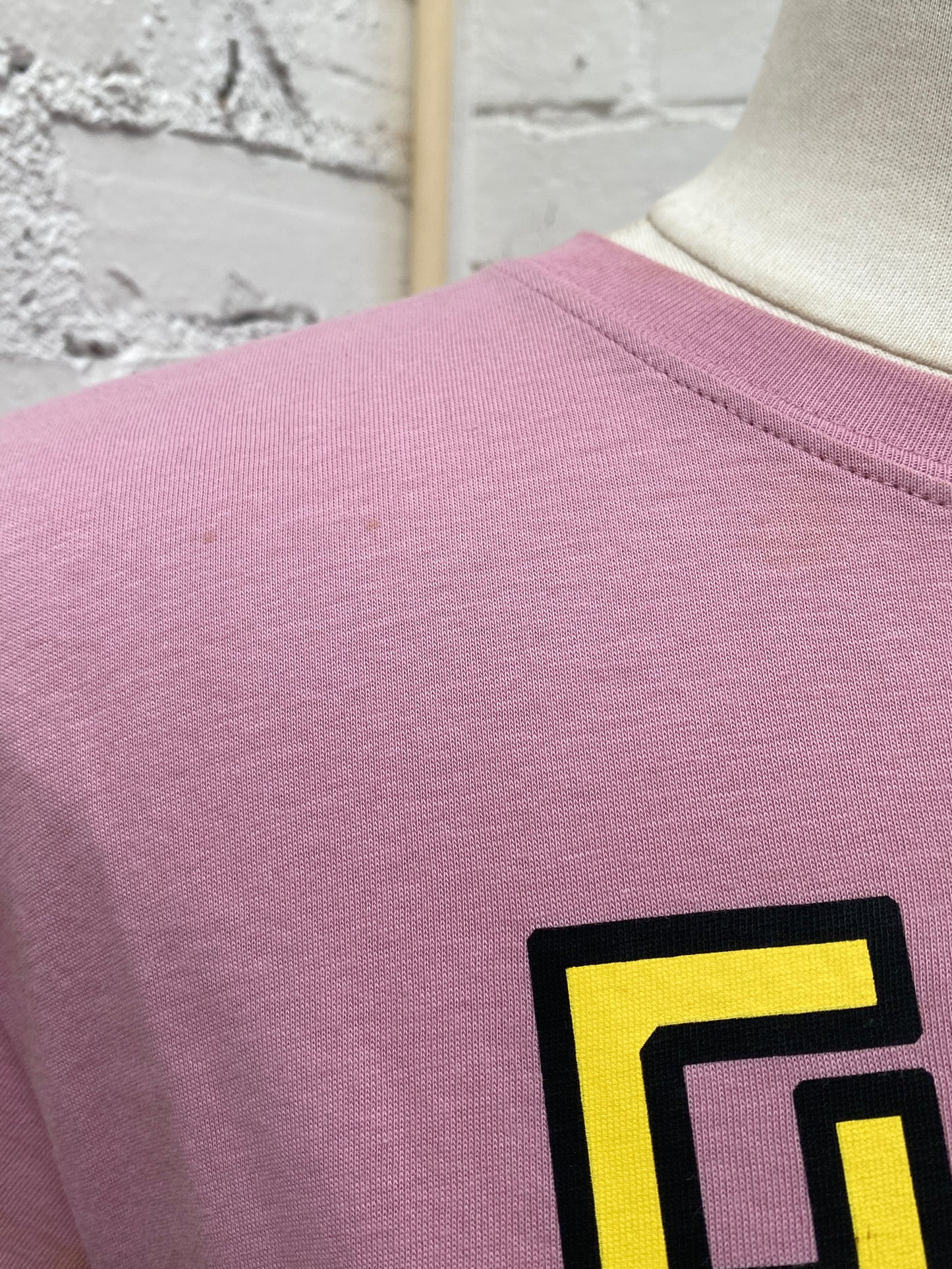 Gucci Pink & Yellow ‘Exotica’ T Shirt, XXS (As Is)