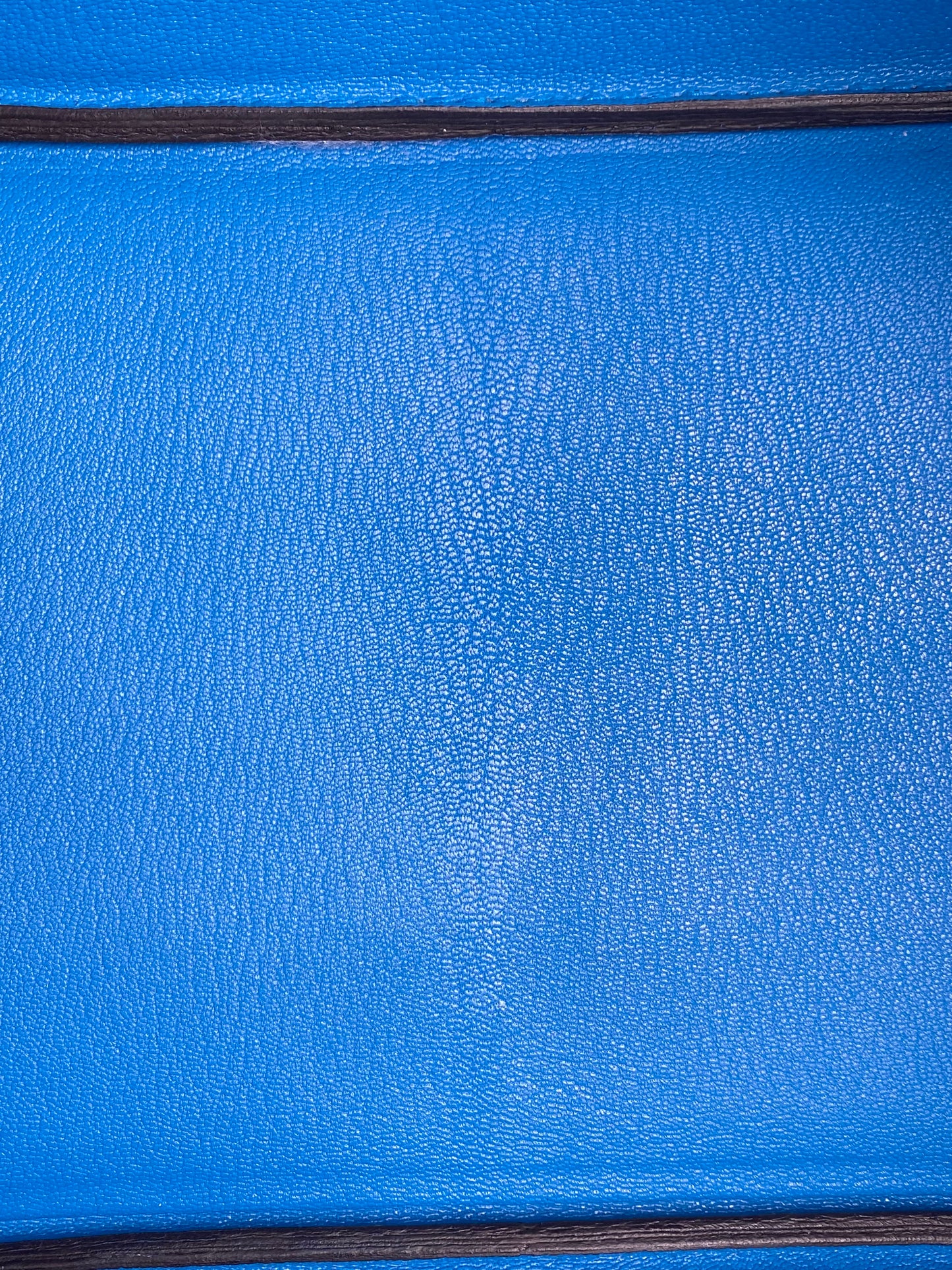 Hermes Birkin 35 Bleu Zanzibar Clemence GHW #A