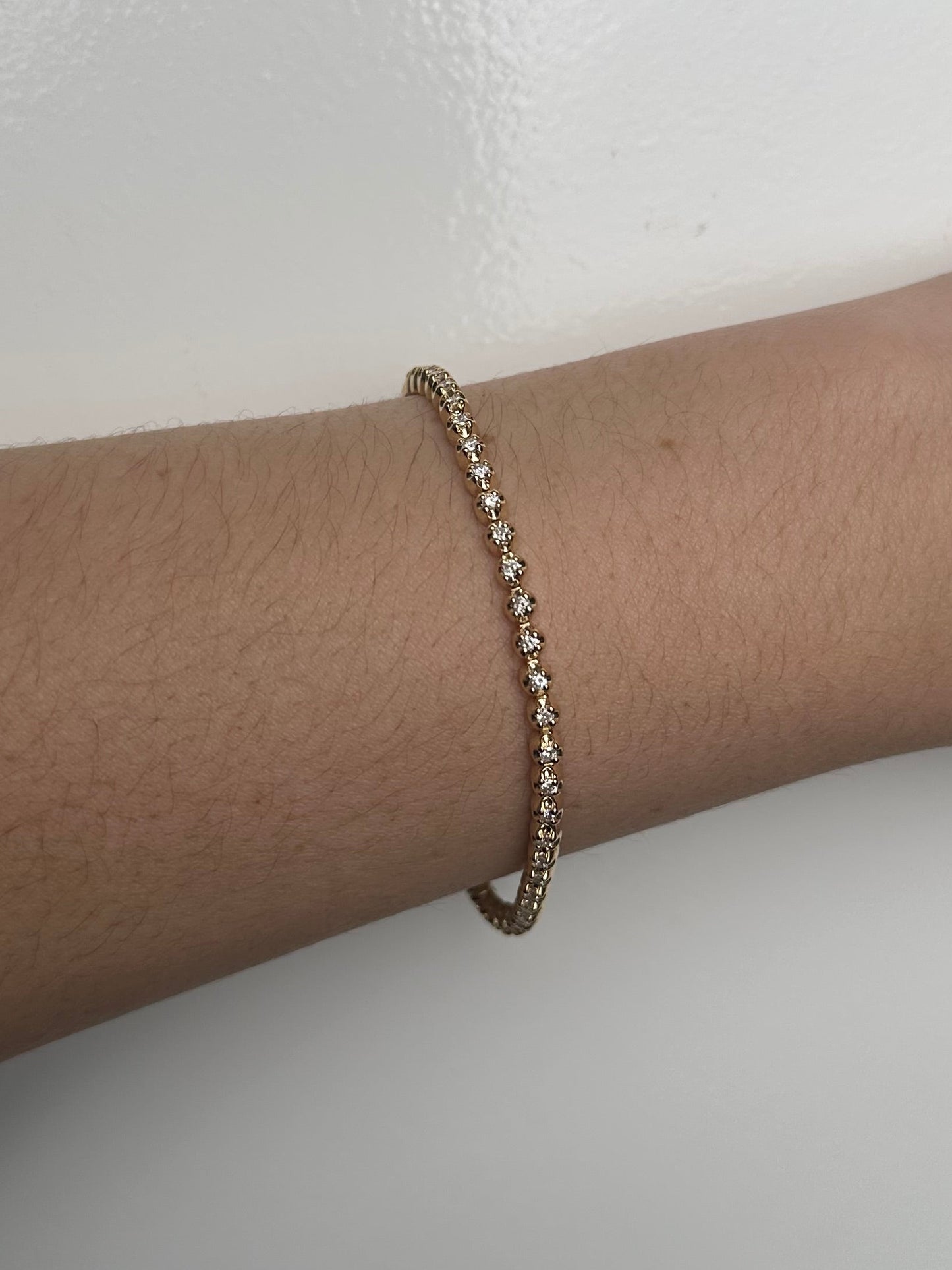 14KY 1.250 ctw Tennis Bracelet