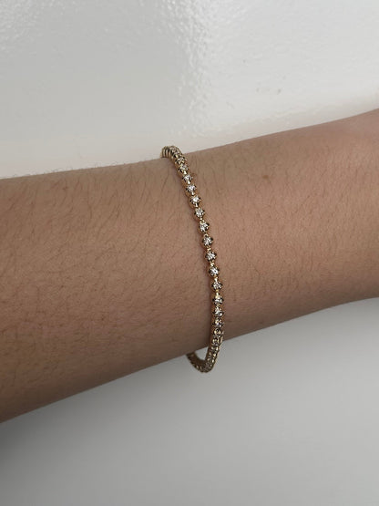 14KY 1.250 ctw Tennis Bracelet