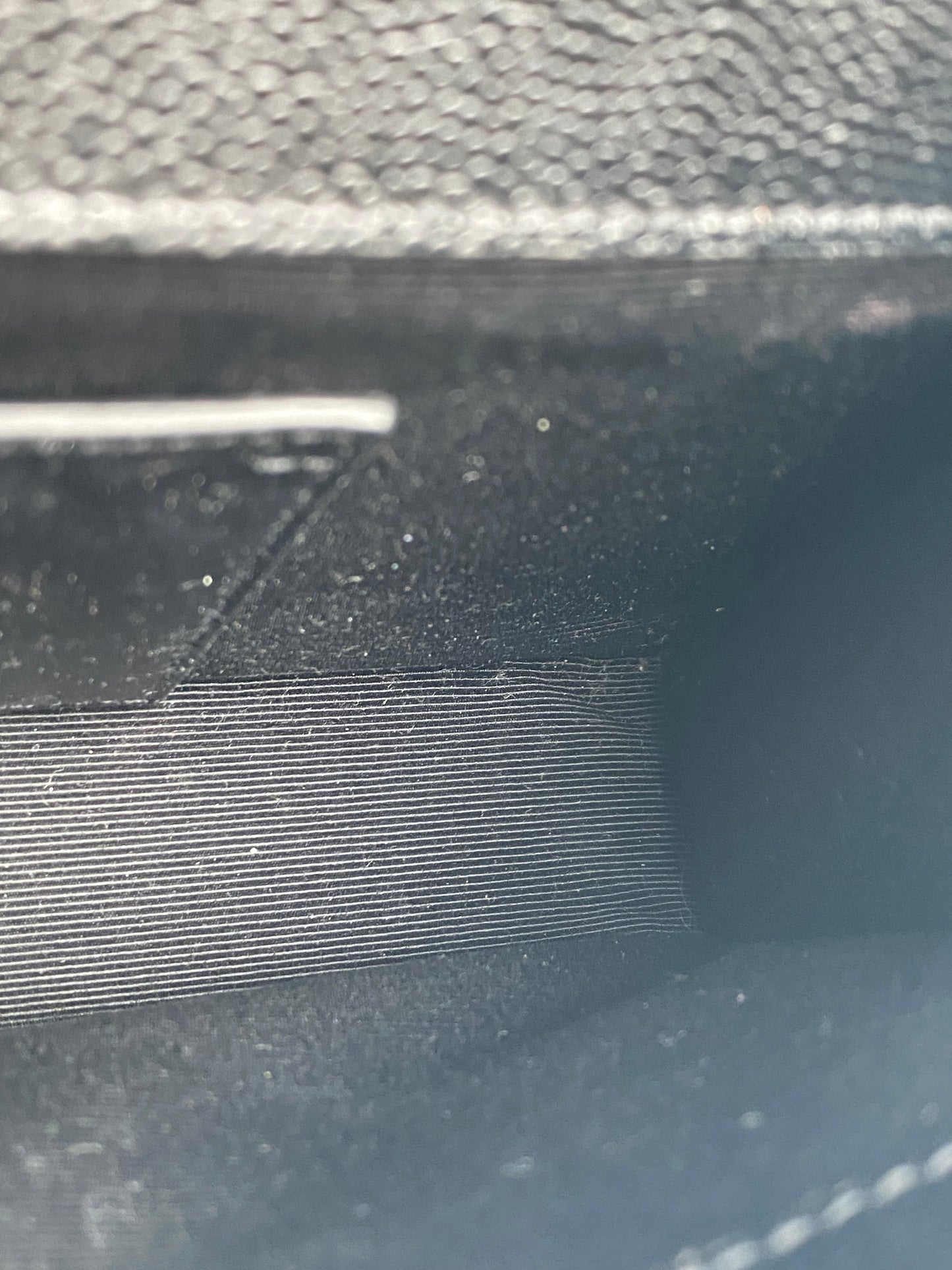 Saint Laurent Black YSL Logo Clutch GHW
