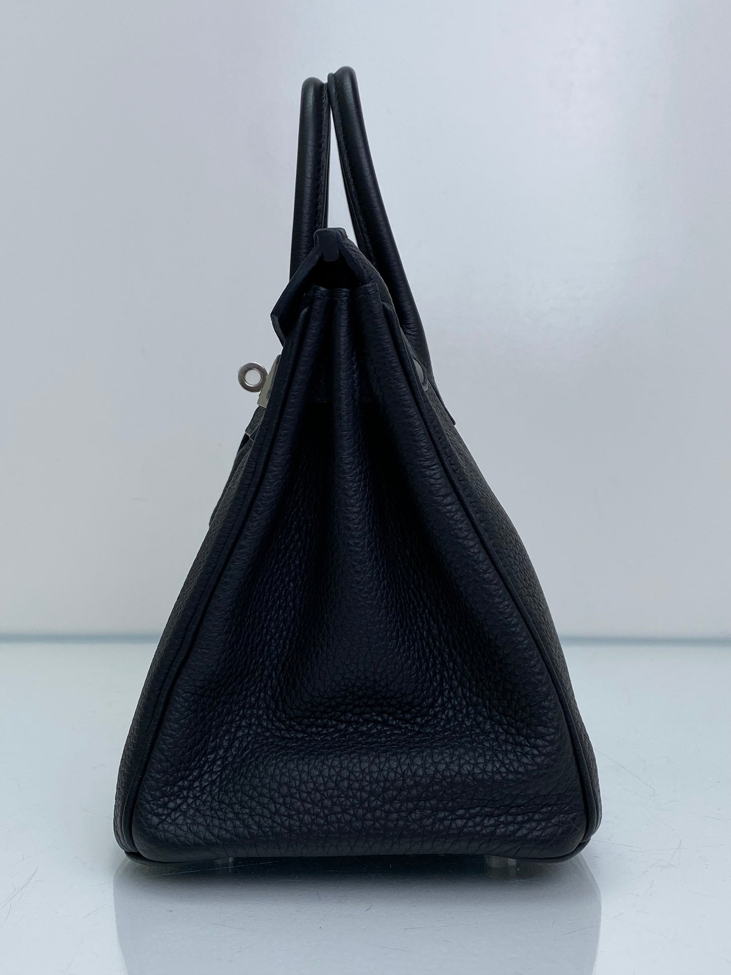 Hermes Birkin 25 Noir Togo PHW #A