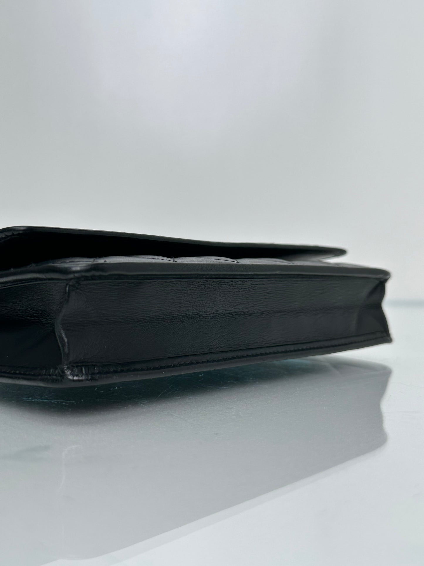 Chanel Black Quilted Cambon Wallet On Chain Bag SHW #15