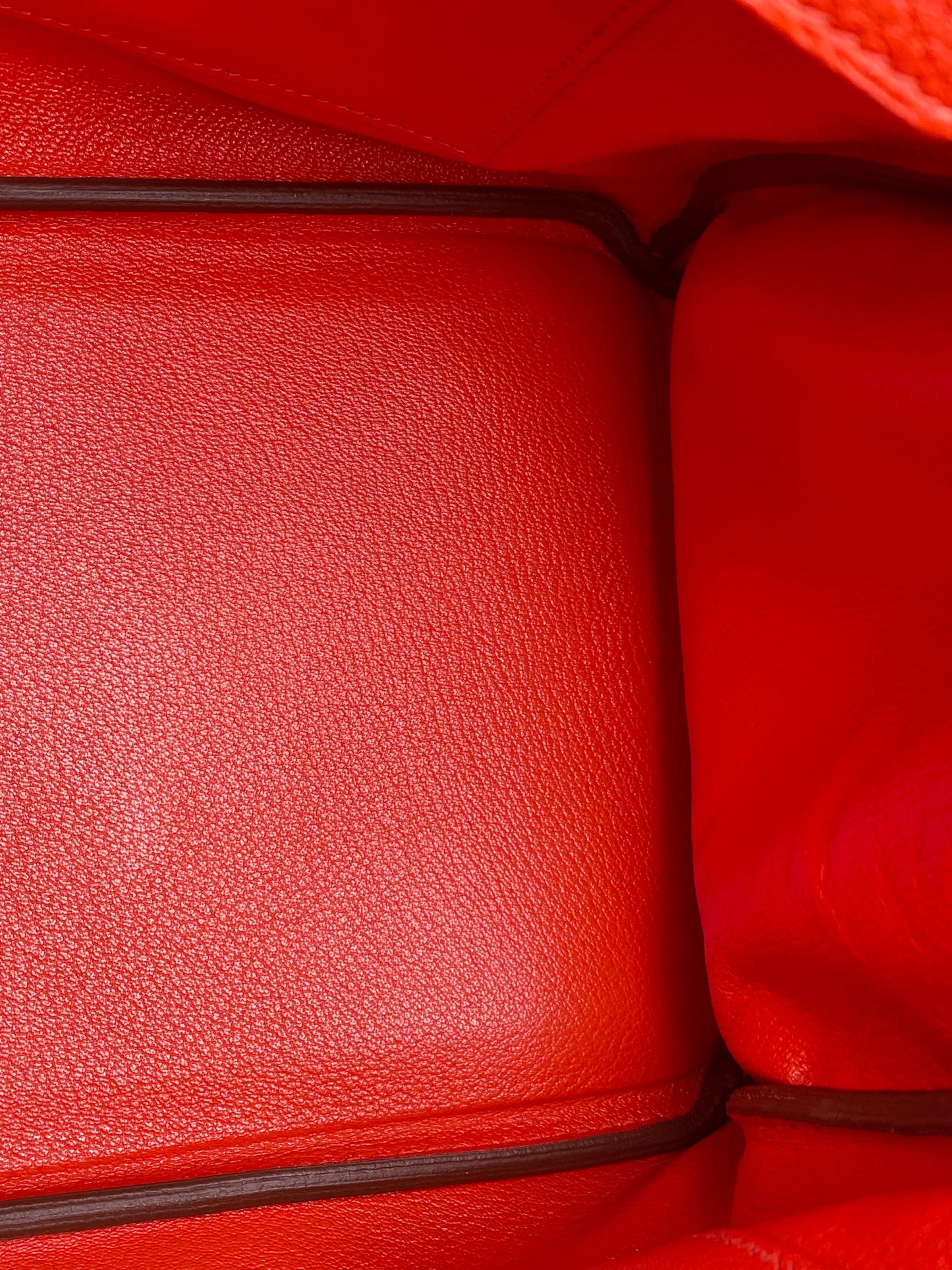Hermes Birkin 35 Rouge Pivoine Togo GHW #X