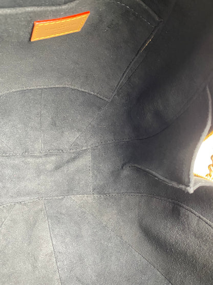 Louis Vuitton Monogram Canvas & Black Leather Egg Bag GHW