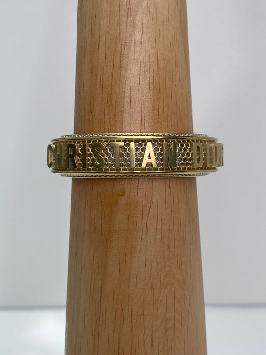 Christian Dior Gold Woven Bracelet