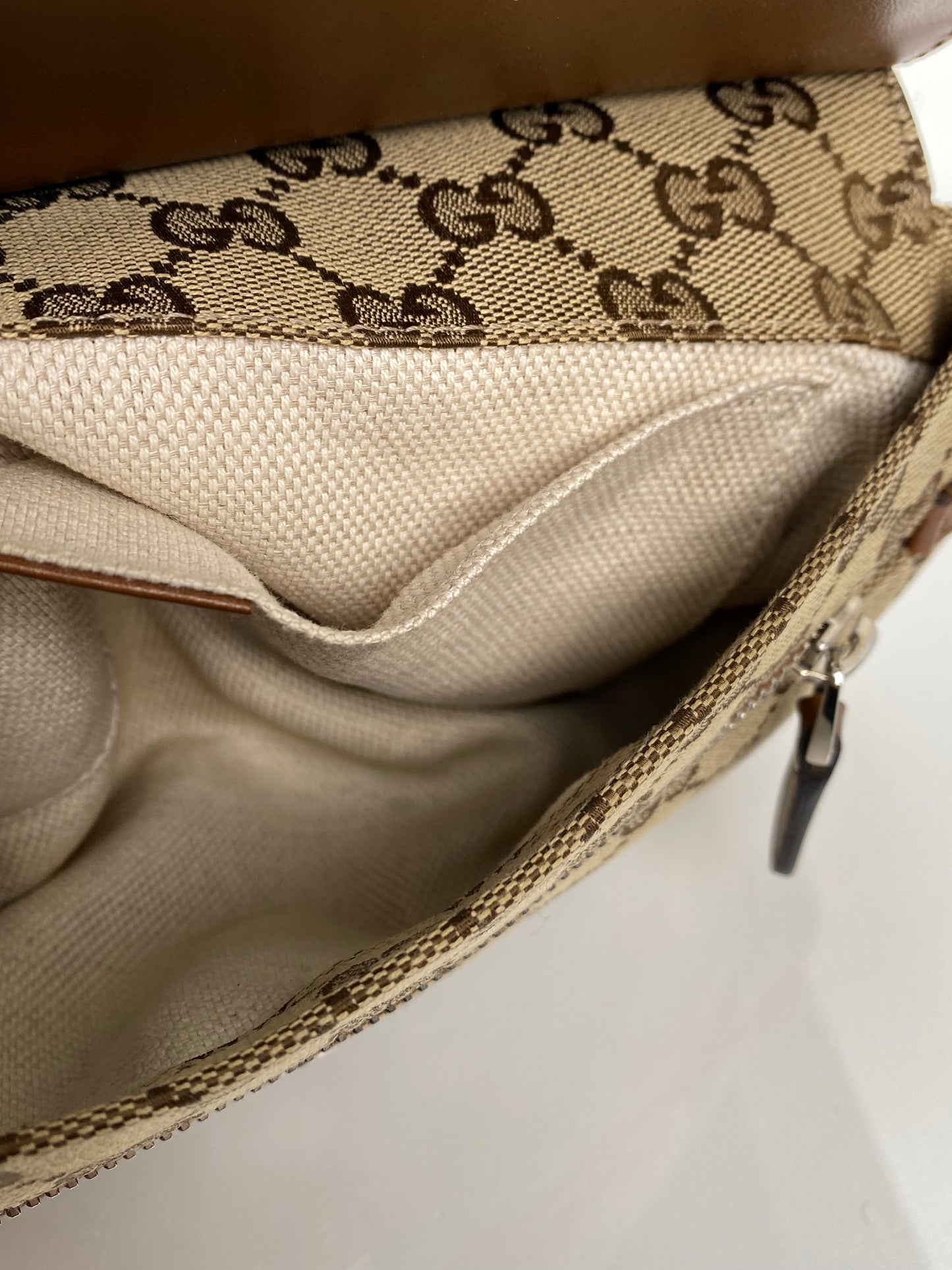 Gucci Brown Canvas Bum Bag