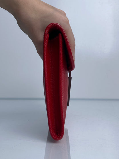 Hermes Jige 25 Rouge Casaque Epsom