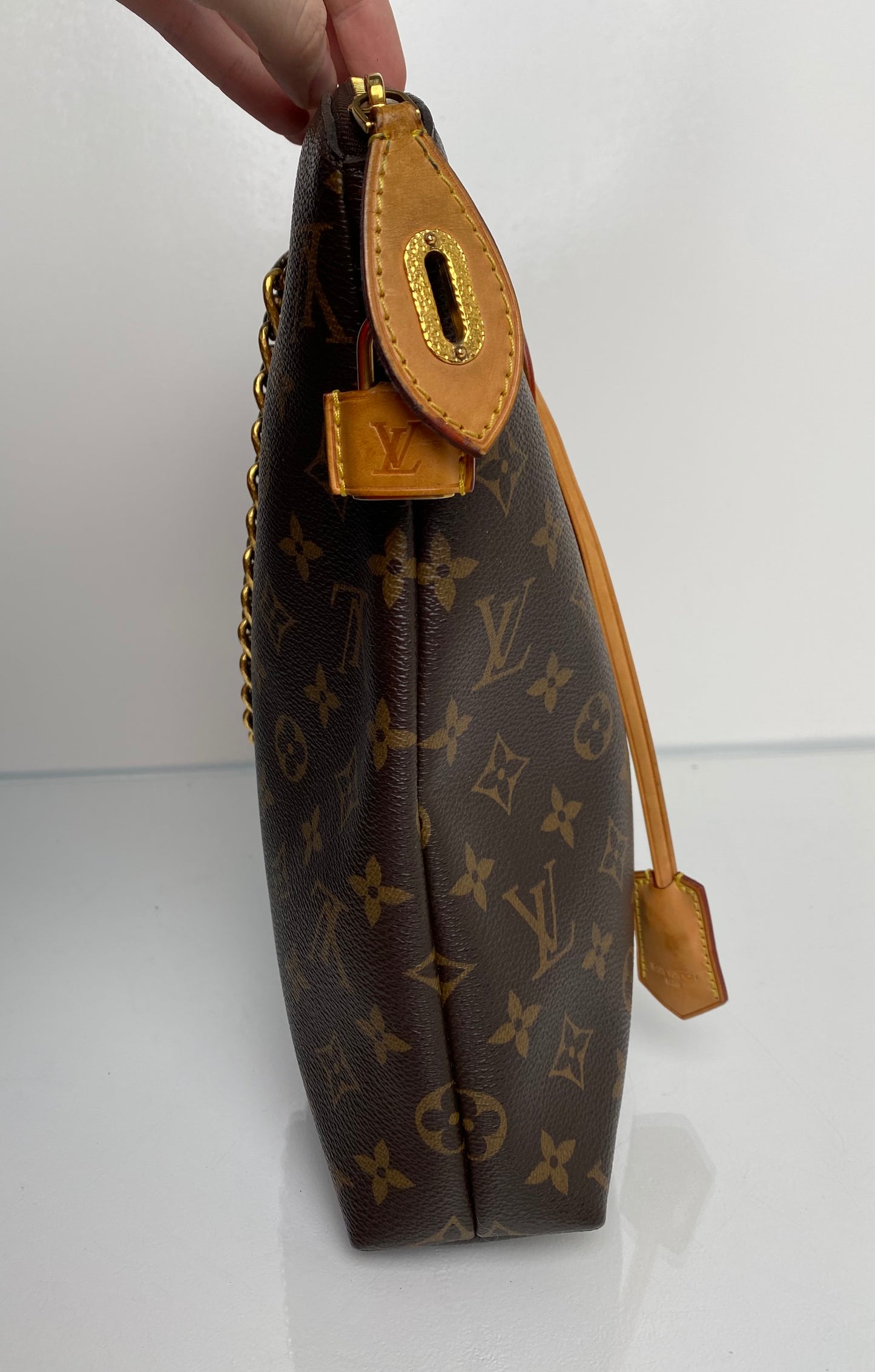 Louis Vuitton Monogram Canvas Lockit Chain Bag GHW
