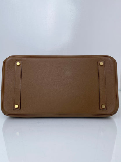 Hermes Birkin 35 Alezan Togo GHW #N