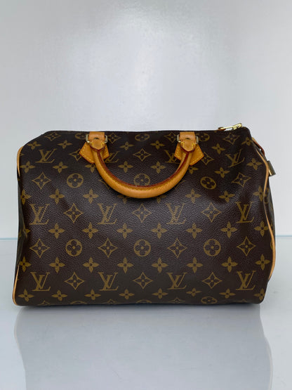 Louis Vuitton Canvas Monogram Speedy 30 Bag GHW