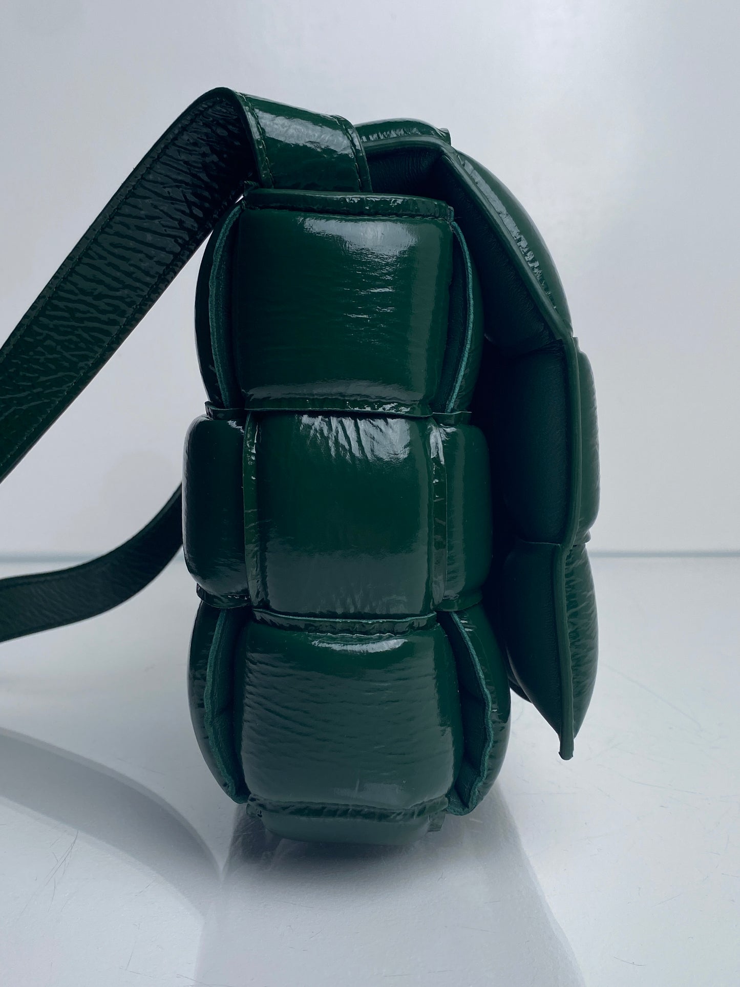 Bottega Veneta Raintree Green Padded Cassette Bag GHW
