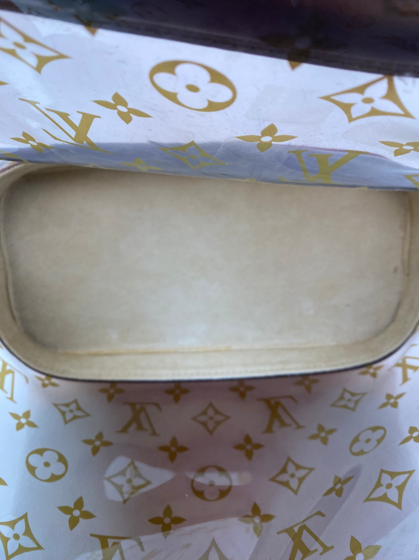Louis Vuitton Monogram Vinyl Cabas Sac Ambre MM Bag GHW