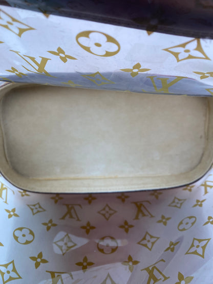 Louis Vuitton Monogram Vinyl Cabas Sac Ambre MM Bag GHW