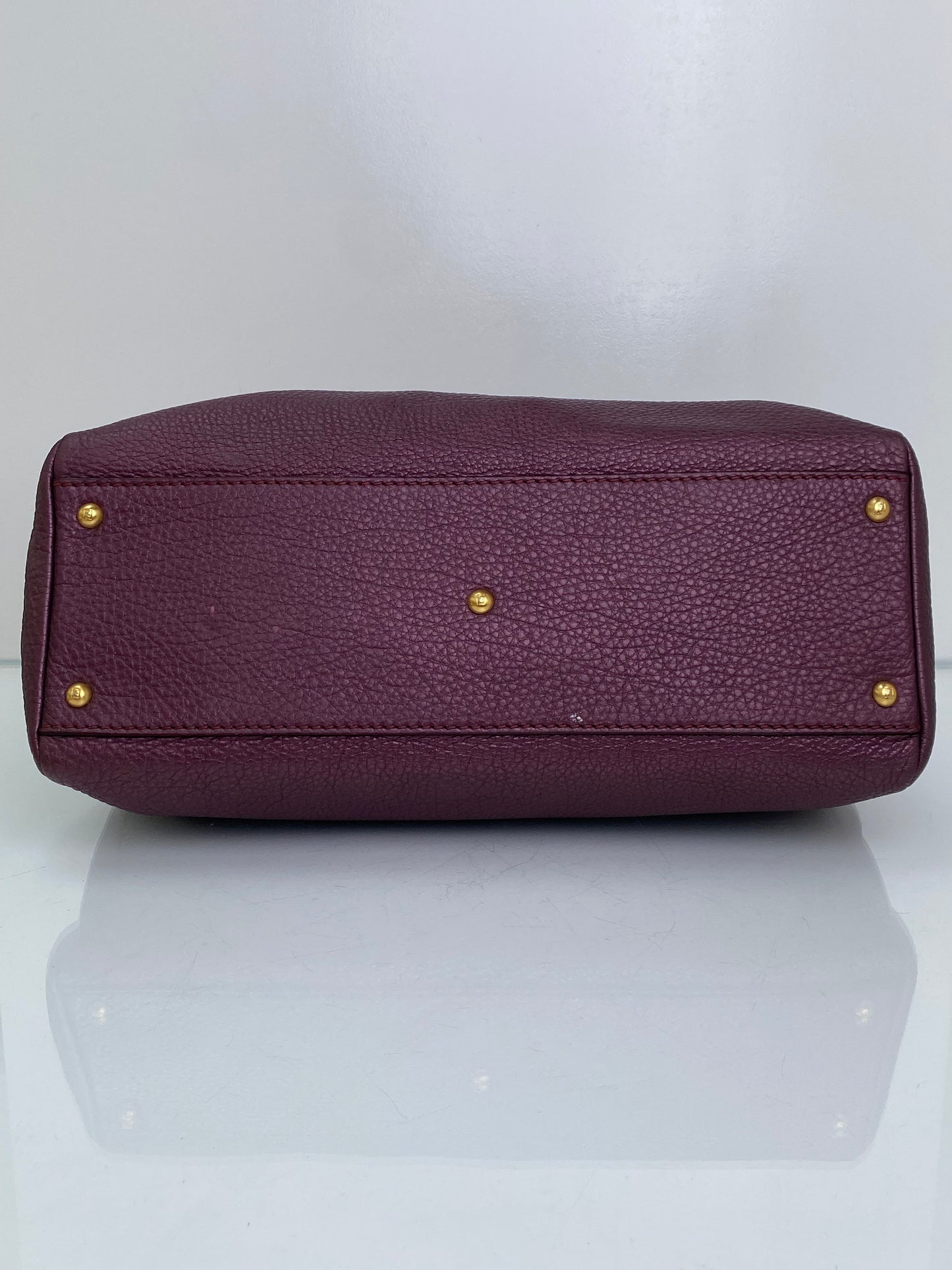 Fendi Purple XXL Peekaboo Bag GHW