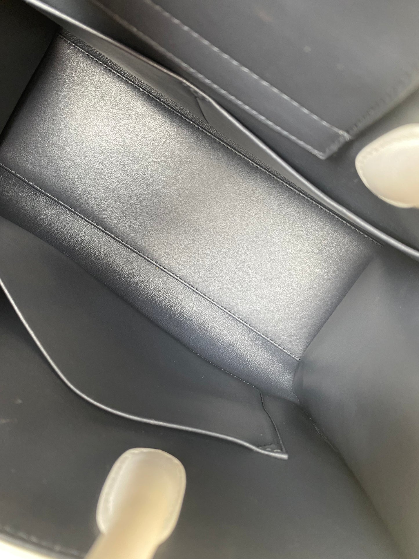 Christian Dior White Diorever Tophandle Bag SHW