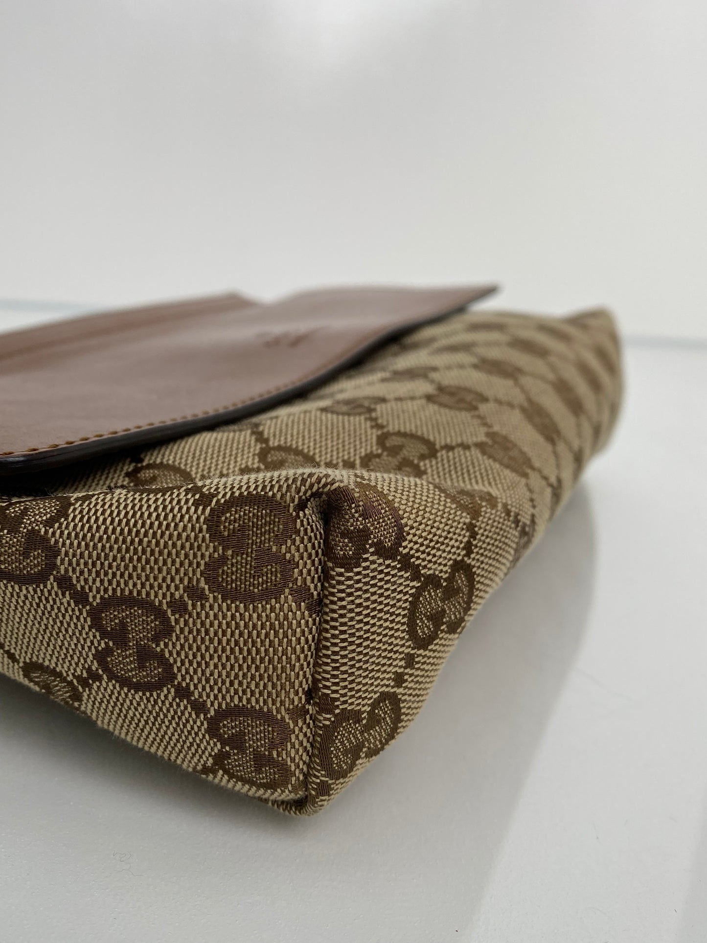Gucci Brown Canvas Bum Bag