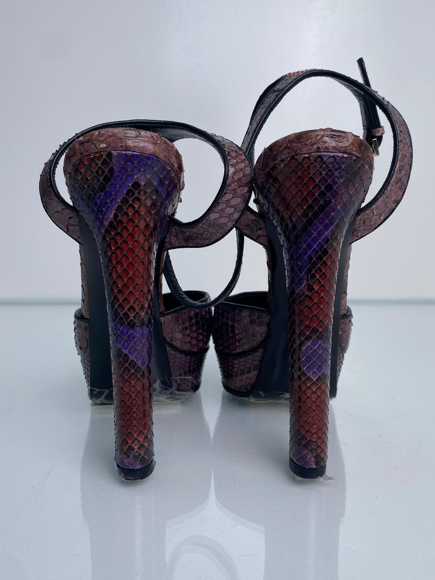 Gucci Python Heels, 38