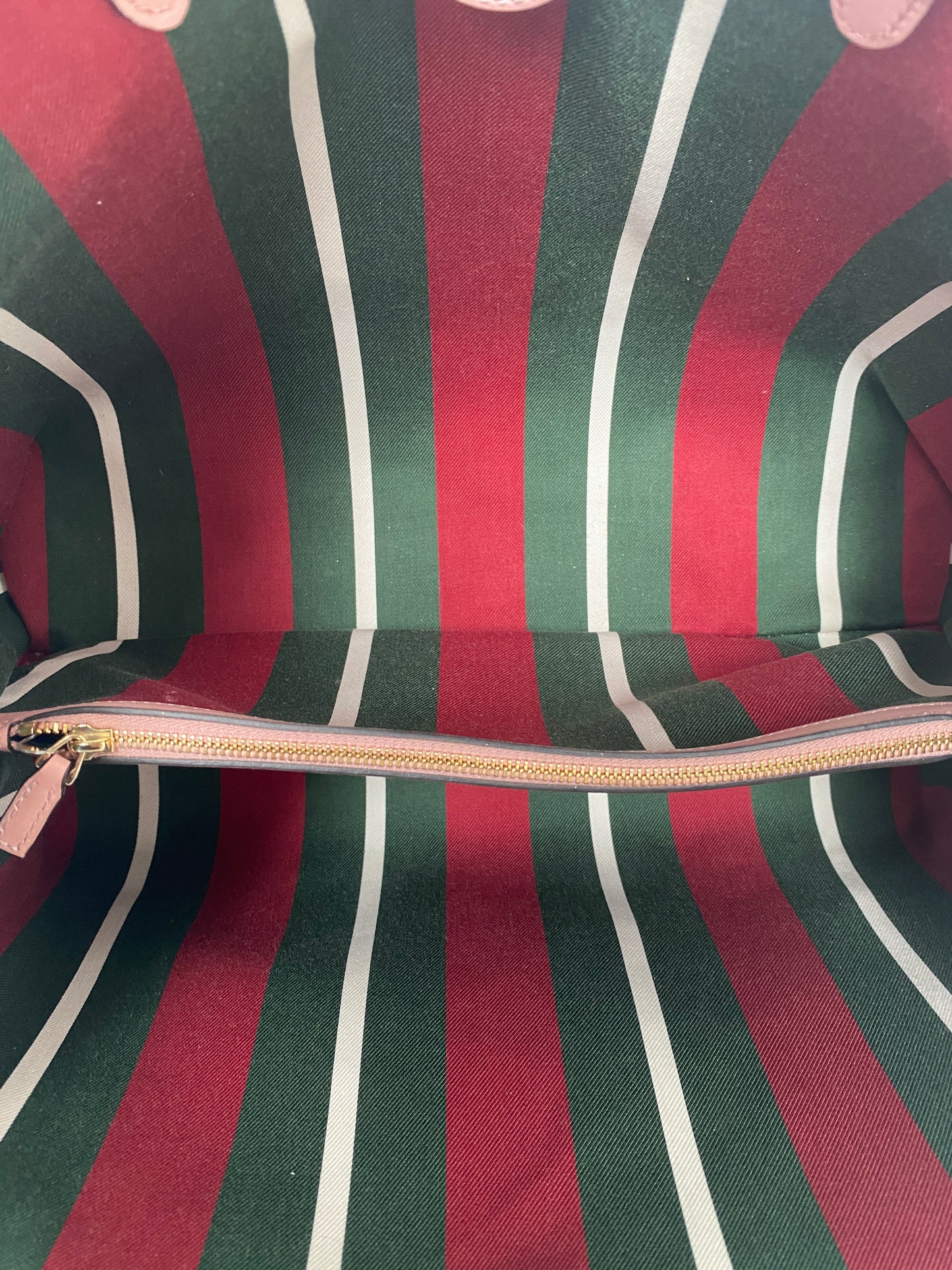 Gucci Pink GG Emblem Medium Tote Bag GHW