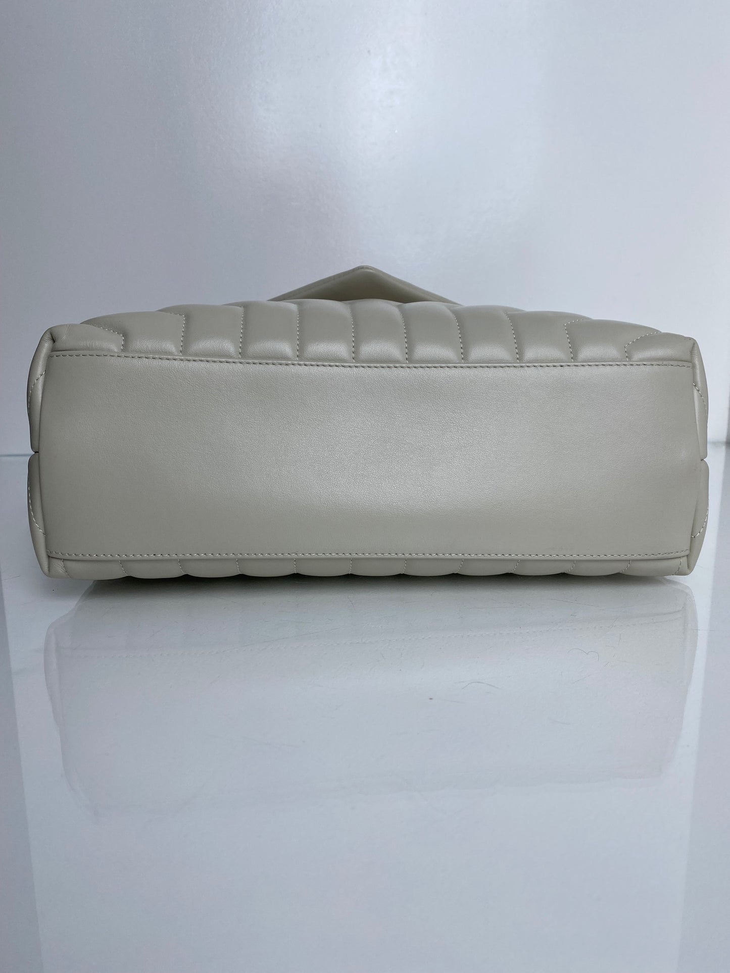 Saint Laurent Cream Lou Lou Bag GHW