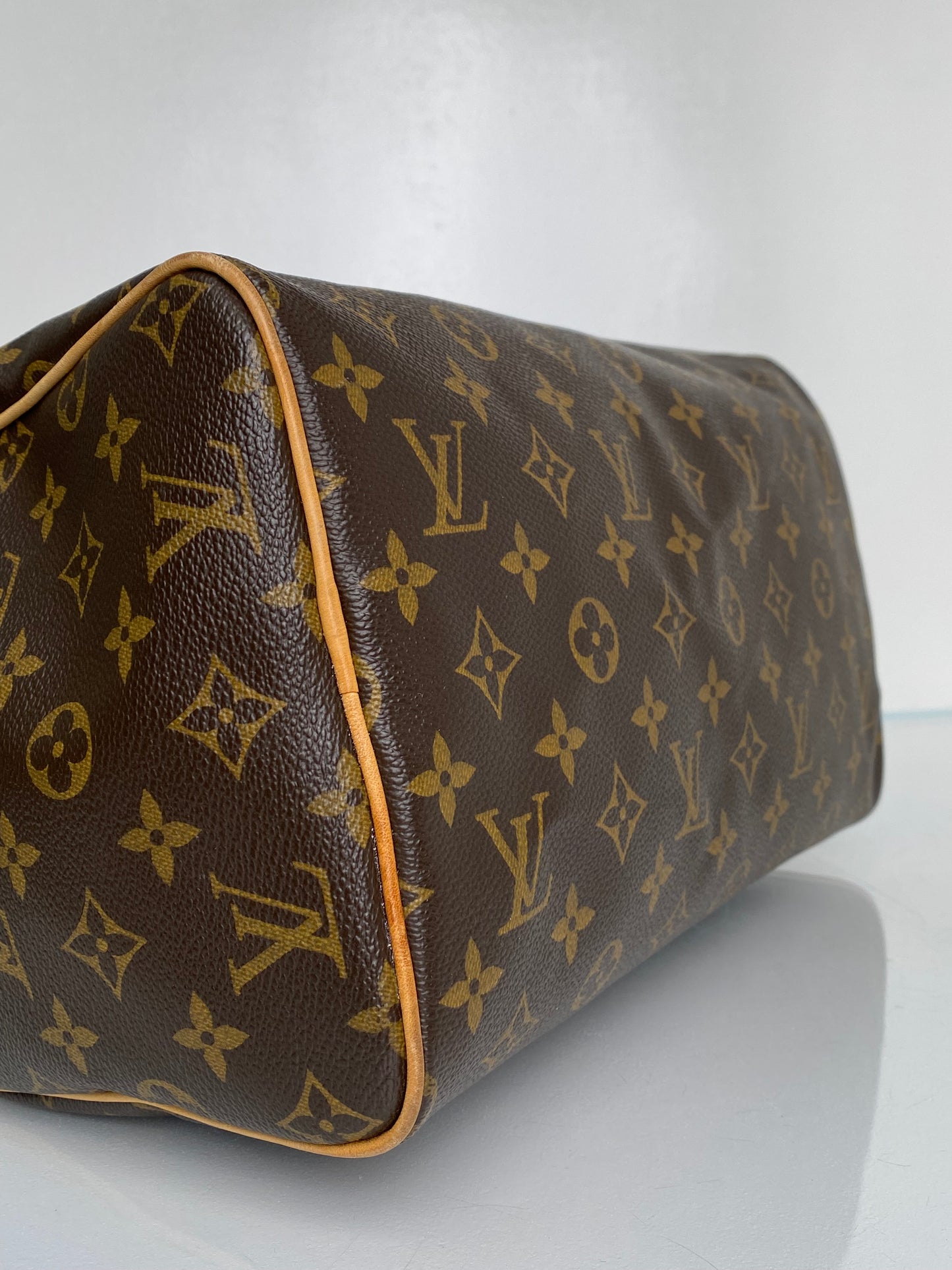 Louis Vuitton Canvas Monogram Speedy 30 Bag GHW