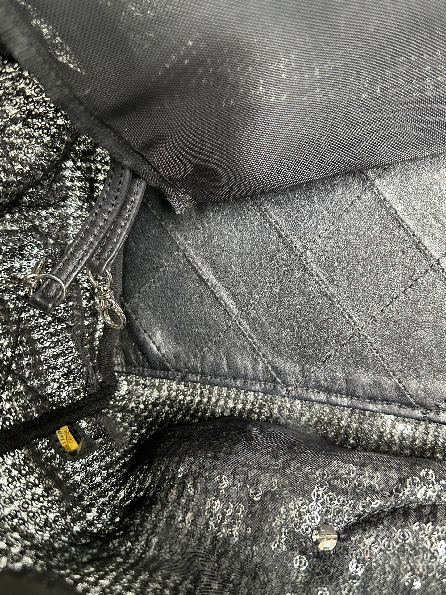 Chanel Black Hidden Sequins Tote Bag SHW